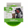 Eat Slow Live Longer Lick Mat Wobble Bowl Green