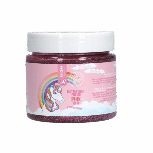 Lucky Horse Glitter Hoeflak Roze