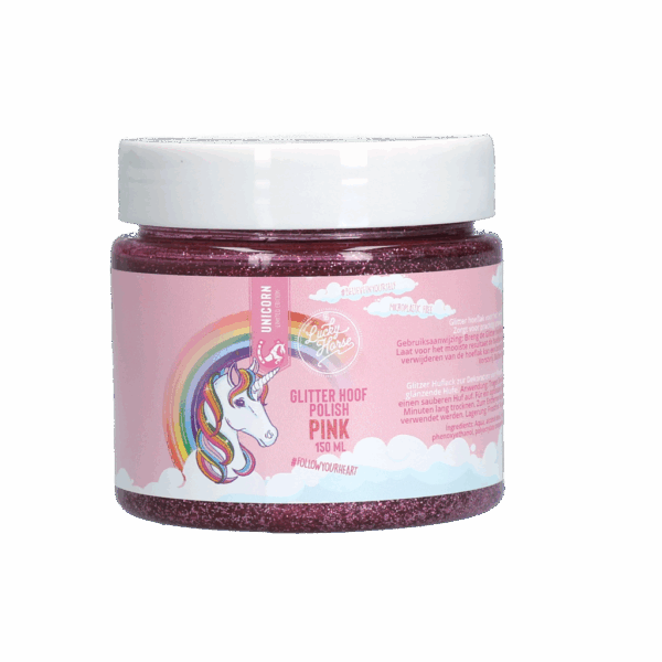 307029 Lucky Horse Glitter Hoeflak Roze