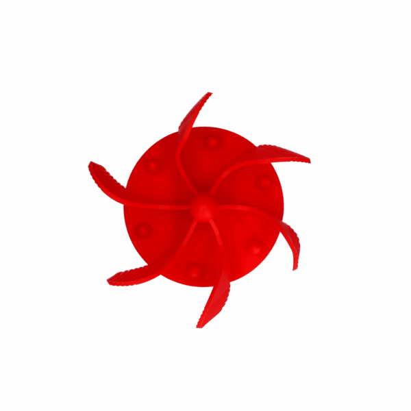 307207 Eat Slow Live Longer Gobble Stopper M Red