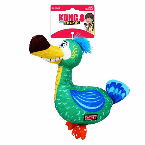 307438 KONG Ballistic Vibez Birds Assorted Md/Lg
