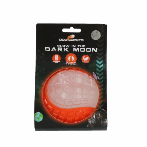 Dog Comets Glow in the Dark Moon Orange L