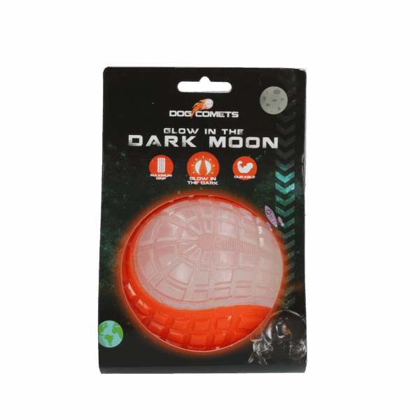 307443 Dog Comets Glow in the Dark Moon Orange L