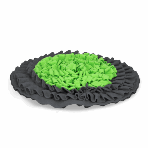 307578 Eat Slow Live Longer Snuffle Mat Groen