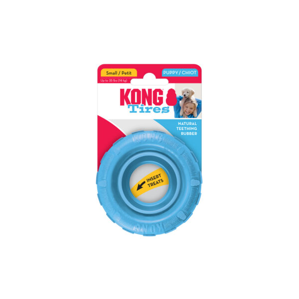 KT21_R1111 Kong Puppy Traxx S 8,8 cm x 3,1 cm Blauw of Roze
