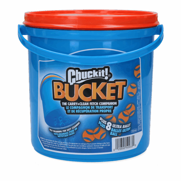 307592 Chuckit Bucket met ultra ball Medium 8 st.