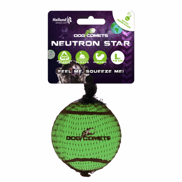 307631 Dog comets Neutron Star Tennisbal met pieper L Groen 1st
