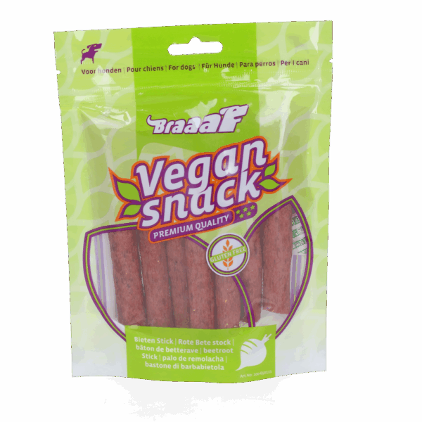 Braaaf VEGAN snack spinazie stick 80 g