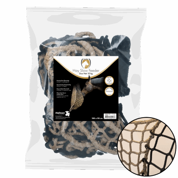 307695 Hay Slowfeeder net 10 kg (5 mm dik, maaswijdte 60/45 mm)