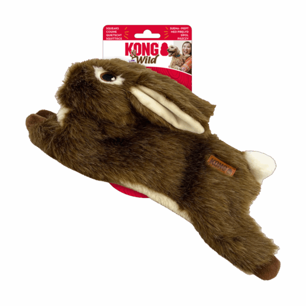 307945 KONG Wild Low Stuff Rabbit Md