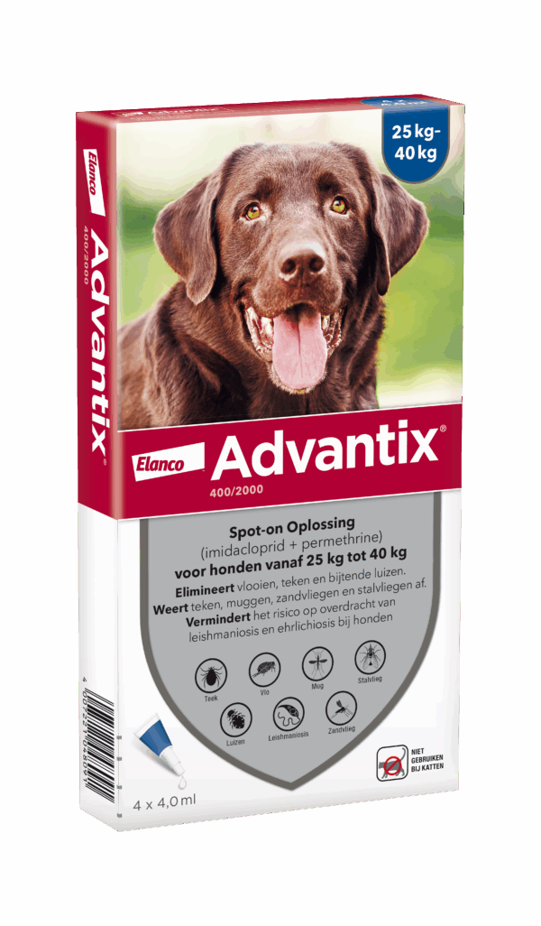308212 Advantix 400/2000 Hond (25 tot 40kg) 6P
