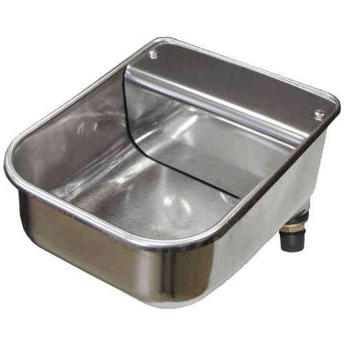 308351 Drinkbak RVS All Animals met vlotter 5 ltr.