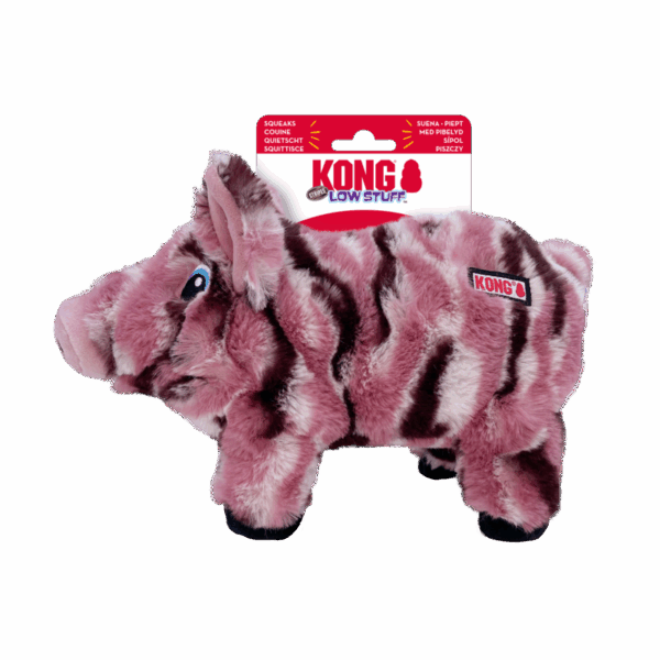 308448 KONG Low Stuff Stripes Pig Md