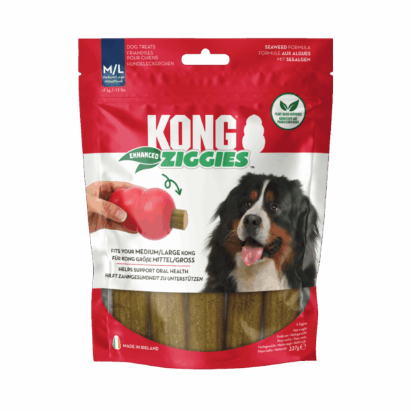 KONG Ziggies Enhanced Md/Lg 227g