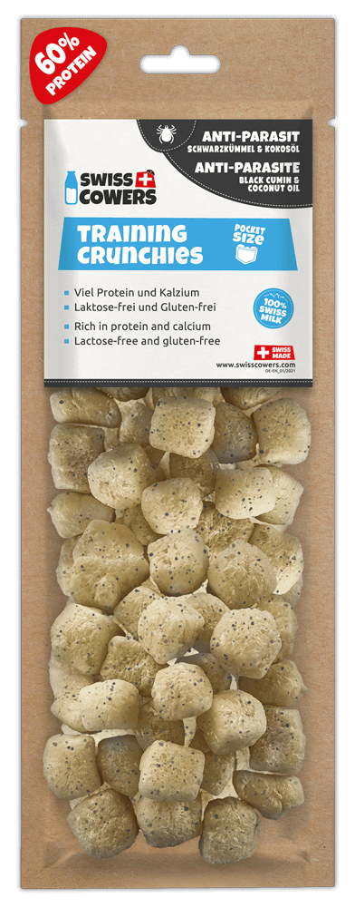 308569 SwissCowers Training Crunchies Anti parasite (30 beloningen)