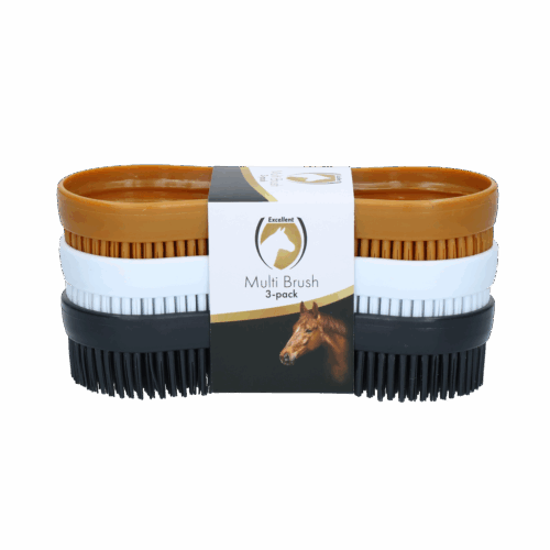 Excellent Horse Multi Brush 3-pack