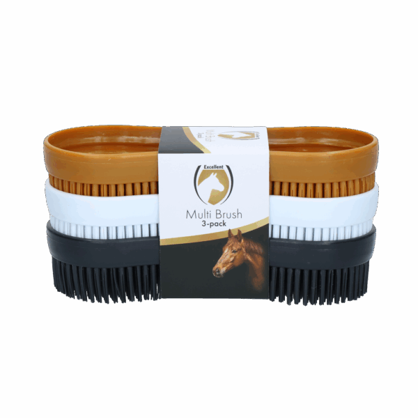 308762 Excellent Horse Multi Brush 3-pack