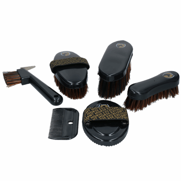 308785 Excellent Horse Grooming Set Junior Black