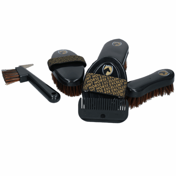 308792 Excellent Horse Grooming Set Junior Black