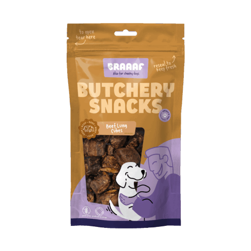 Braaaf Beef Lung Cubes