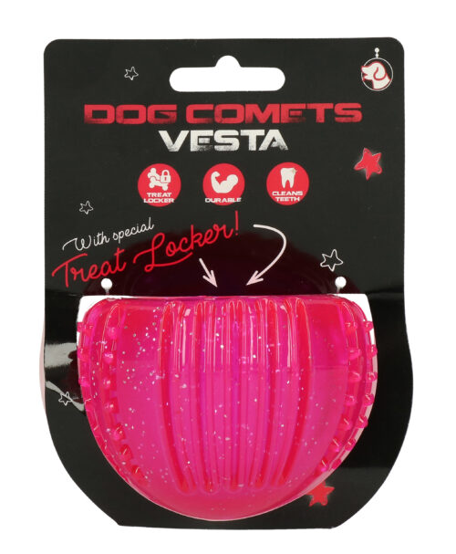 87063 Dog Comets Vesta with Treat Locker Roze