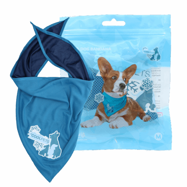 87274 CoolPets Cooling Bandana 60x60cm L