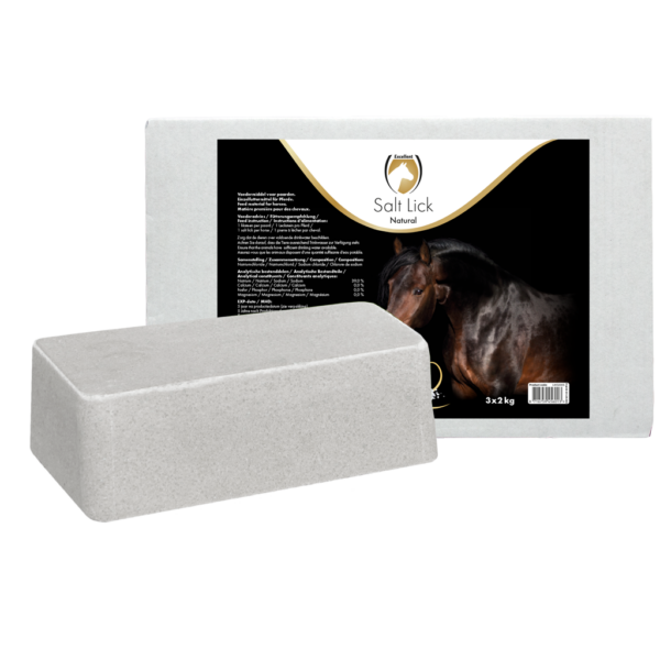 90242 Excellent Horse Salt Lick Naturel 3 x 2 kg
