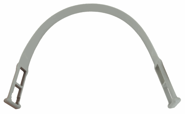 Zweetschraper ideaal 2 handen grijs