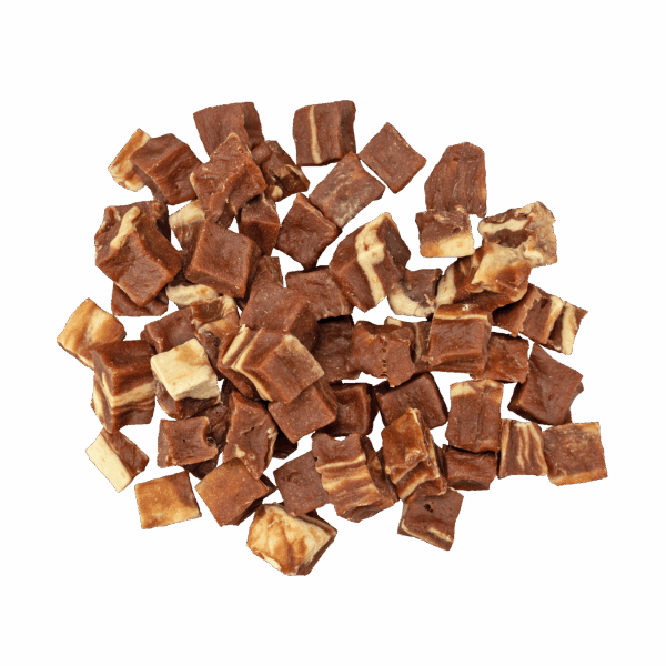 Braaaf Beef Steak Cubes with fish 1x1 cm